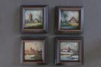 4 schilderijtjes, Antiek en Kunst, Ophalen