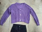 Prachtige losse gilet mt 36 - 38, Kleding | Dames, Truien en Vesten, Ophalen, Gedragen, Maat 36 (S), Paars