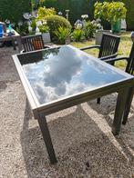 Uitschuifbare tuintafel, Tuin en Terras, Ophalen, Zo goed als nieuw