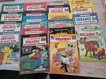 20x Urbanus incl. singeltje en Geverniste Vernepelingskes beschikbaar voor biedingen