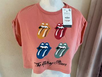 T-shirt van Pull & Bear, The Rolling Stones, maat M beschikbaar voor biedingen