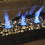 Sfeerhaard met glaswand – moderne tafelhaard (Antwerpen), Ophalen, Nieuw, Vrijstaande haard, Overige soorten