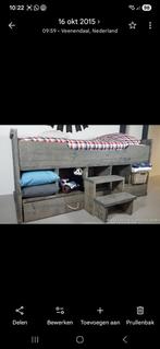 Lit en bois d'échafaudage, Maison & Meubles, Enlèvement