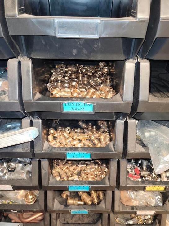 UITVERKOOP – Koper, Messing, Staal & Presfittings, Doe-het-zelf en Bouw, Sanitair, Koper, Ophalen