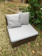 Zetel-salon tuin, Tuin en Terras, 5 zitplaatsen, Kunststof, Bank, Ophalen of Verzenden