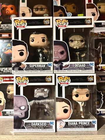 4 funko pop DC Justice League beschikbaar voor biedingen