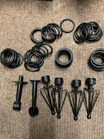 gordijnroede accessoirs, Huis en Inrichting, Ophalen, Zwart