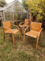 Groot lot vintage stoelen: Just Meijer voor Kimbo, Huis en Inrichting, Stoelen, Ophalen, Gebruikt, Overige kleuren, Vintage
