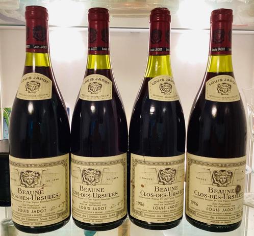 Beaune 1er Cru Clos des Ursules - L Jadot 1986 Gd  Bourgogne, Verzamelen, Wijnen, Nieuw, Rode wijn, Frankrijk, Vol, Ophalen of Verzenden