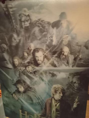 Affiche 3D du Hobbit, Enlèvement ou Envoi, Rectangulaire vertical, Comme neuf, Cinéma et TV