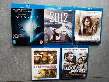 5 x blu-ray beschikbaar voor biedingen