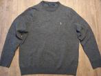 Polo Ralph Lauren trui merinowol grijs maat XL (valt als L), Maat 52/54 (L), Ophalen of Verzenden, Grijs, Polo Ralph Lauren