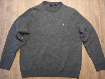 Polo Ralph Lauren trui merinowol grijs maat XL (valt als L) beschikbaar voor biedingen