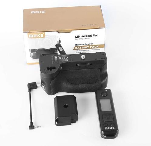 Meike A6600 Pro Vertical Battery Grip voor Sony A6600, TV, Hi-fi & Vidéo, Photo | Accumulateurs & Batteries, Comme neuf, Enlèvement ou Envoi