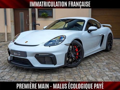 Porsche 718 Cayman GT4 Clubsport PDK MALUS CO2 FR PAYÉ !, Auto's, Porsche, Bedrijf, Te koop, Cayman, ABS, Achteruitrijcamera, Adaptieve lichten