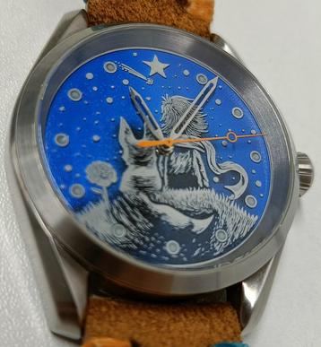 Handgemaakt mechanisch automatisch luxe horloge. beschikbaar voor biedingen