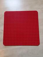 Duplo bouwplaat, rood, Ophalen of Verzenden