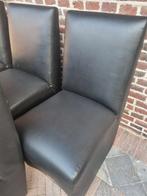 6 degelijke stoelen op wieltjes, Huis en Inrichting, Ophalen of Verzenden, Zo goed als nieuw