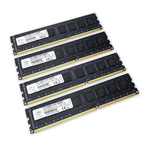 G SKILL DDR3 32GB (4*8) 1600MHz, Computers en Software, RAM geheugen, Gebruikt, Desktop, 32 GB, DDR3, Ophalen of Verzenden