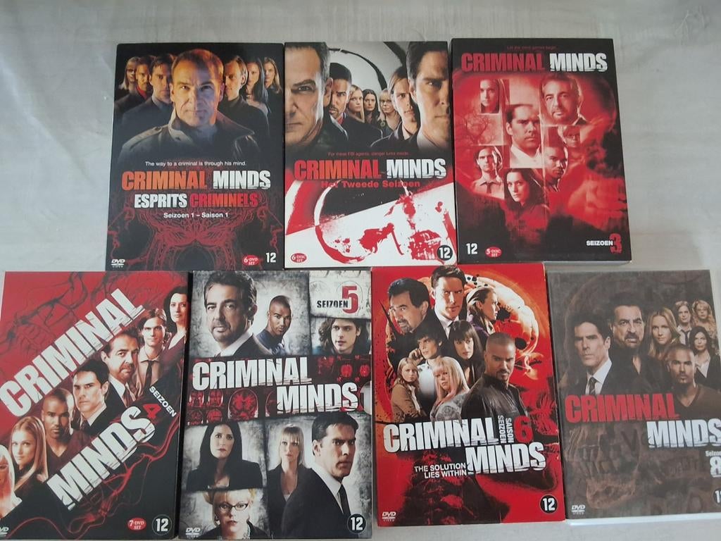 Criminal Minds seizoen 1,2,3,4,5,6 en 8, Cd's en Dvd's, Dvd's | Tv en Series, Ophalen of Verzenden