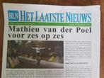Mathieu Van der Poel rijdt in superprestige Diegem 2020, Verzenden, Krant