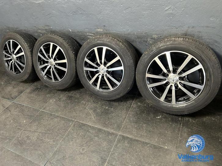 6.5mm! Ford Transit Custom 17 inch zwart Brock velgen 5x160, Auto-onderdelen, Banden en Velgen, Banden en Velgen, Zomerbanden