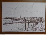 Postkaart Wijtschate, St Medardkerk (pentekening Luc Ameel), Ophalen of Verzenden, Ongelopen, West-Vlaanderen