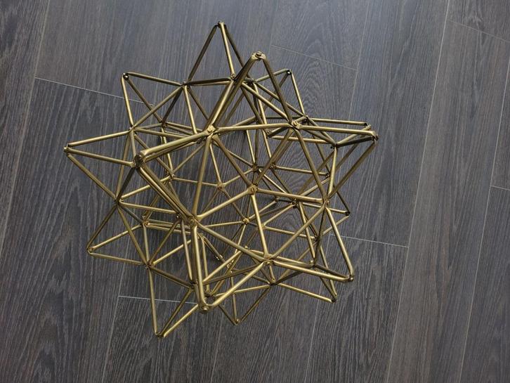 (great) Stellated dodecahedron / Star Polyhedron, Antiek en Kunst, Kunst | Designobjecten, Ophalen