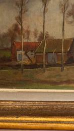 Vlaams landschap met boerderij en populieren, Ophalen