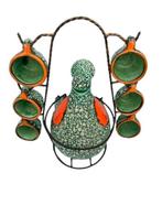 Likeurset “Vallarius” Fat Lava, Antiek en Kunst, Ophalen of Verzenden