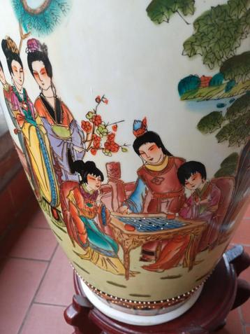 Grand vase de décoration chinois