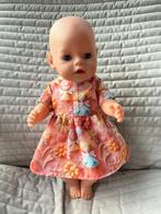 10. Babyborn: Nieuw oranje- roze jurkje met engeltjes, Enlèvement ou Envoi, Neuf, Baby Pop