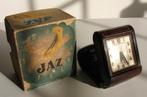 magnifique réveil de voyage en bakélite Jaz avec boîte, Enlèvement ou Envoi