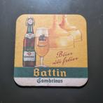 Sous Bock Battin (modèle 2), Collections, Marques de bière, Autres marques, Sous-bock, Utilisé, Enlèvement ou Envoi