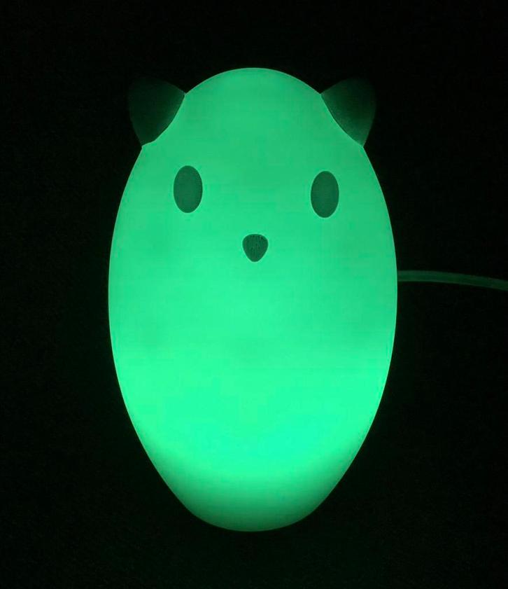 IKEA Spoka Spöka groen blauw design LED nacht tafellampje, Kinderen en Baby's, Kinderkamer | Inrichting en Decoratie, Zo goed als nieuw