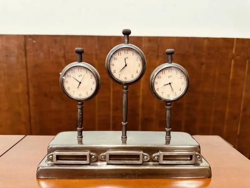 Klassieke Bureauklok Wereldklok Authentic Models, Antiek en Kunst, Antiek | Kantoor en Zakelijk, Ophalen of Verzenden