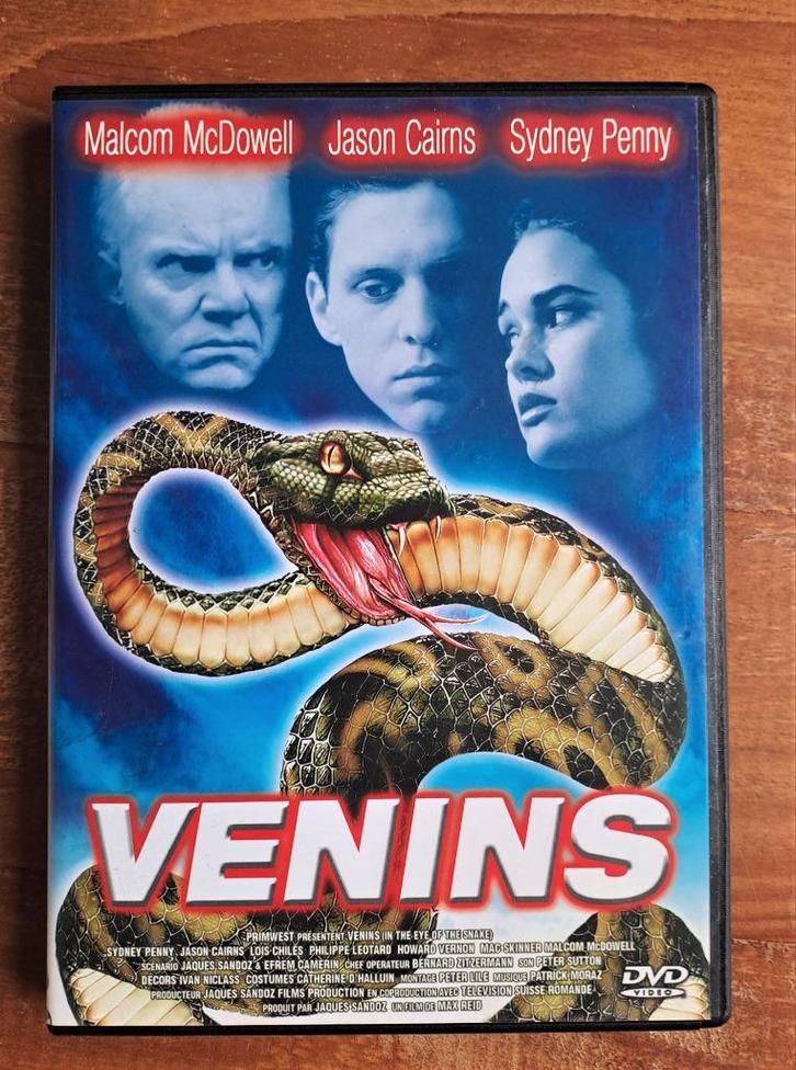 Venins - Max Reid - Malcolm Mcdowell - Sidney Penny, Cd's en Dvd's, Dvd's | Thrillers en Misdaad, Gebruikt, Actiethriller, Vanaf 12 jaar