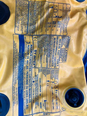 Roeiboot intex beschikbaar voor biedingen