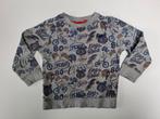 Mt 104 Grijze sweater met beren, helmen, fietsen, ..., Gebruikt, Trui of Vest, Ophalen of Verzenden, Someone