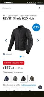 Veste moto NEUVE: Revit SHADE H2O, taille large, Manteau | tissu, REV’IT, Hommes, Neuf, avec ticket