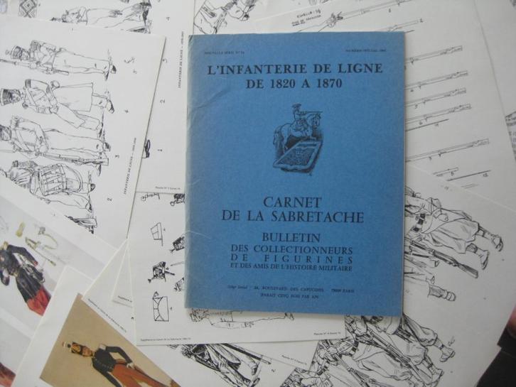 Militaria — Sabretache — linie-infanterie - 1984, Boeken, Oorlog en Militair, Gelezen, Algemeen, Ophalen