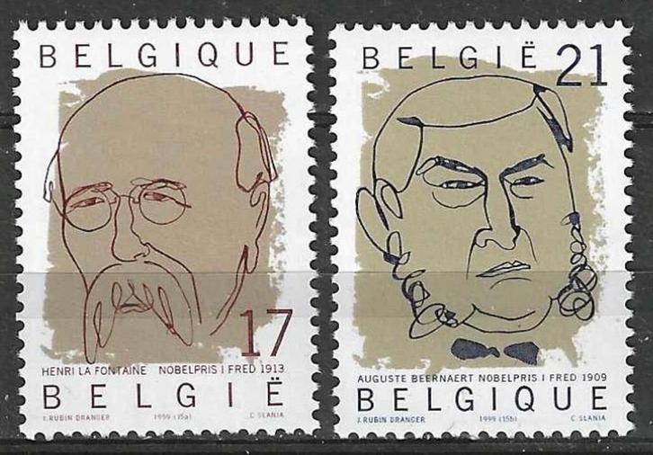 Belgie 1999 - Yvert 2838-2839 - Nobelprijswinnaars (PF), Postzegels en Munten, Postzegels | Europa | België, Postfris, Verzenden