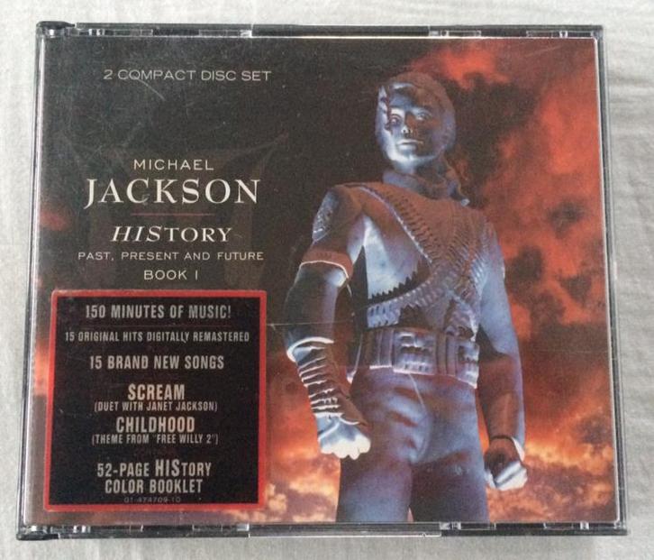 2 CD Box Michael Jackson HIStory Past, Present and Future, Cd's en Dvd's, Cd's | Pop, Gebruikt, 1980 tot 2000, Boxset, Ophalen of Verzenden