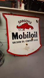 Mobiloil emaille reclamebord, Enlèvement