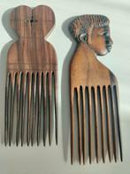 2 x houten kam   20€ voor de 2 afkomstig uit Togo Afrika, Antiek en Kunst, Ophalen of Verzenden