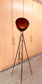 Eglo Chester vloerlamp — mat zwart en koper, Ophalen, Gebruikt