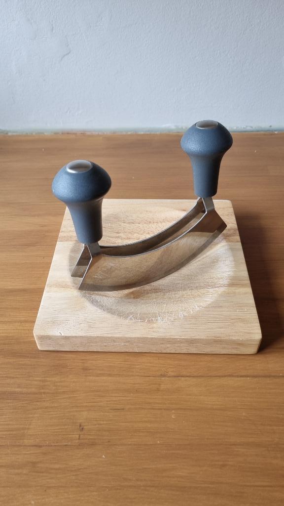 Kruiden snij plank en mes, Huis en Inrichting, Keuken | Keukenbenodigdheden, Gebruikt, Ophalen of Verzenden