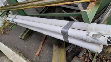 Regenpijp wit 80mm met bladvanger beschikbaar voor biedingen