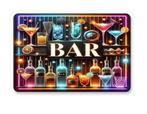 Bar blikken decoratie plaat, Ophalen of Verzenden, Zo goed als nieuw, Reclamebord