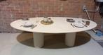 Grote Elips mortex tafel - Nieuw - Showroomstaat, Ophalen, 50 tot 100 cm, Vijf personen of meer, Info@osaki.be